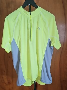L.L. Bean Men's High-Visibility Yellow Short-Sleeve Swim Shirt